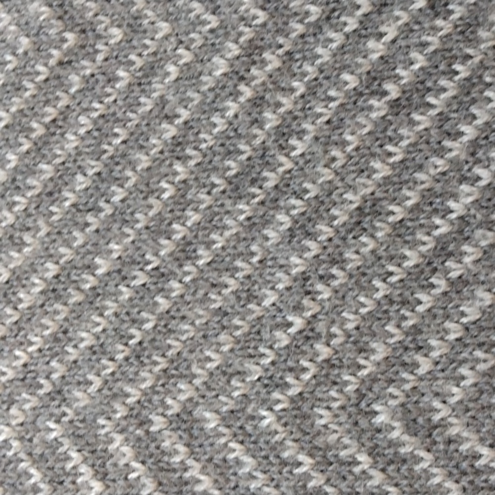 Like New Banana Republic Gray/White XL Cotton & Rayon Blend Full Zip Sweater - Picture 9 of 14